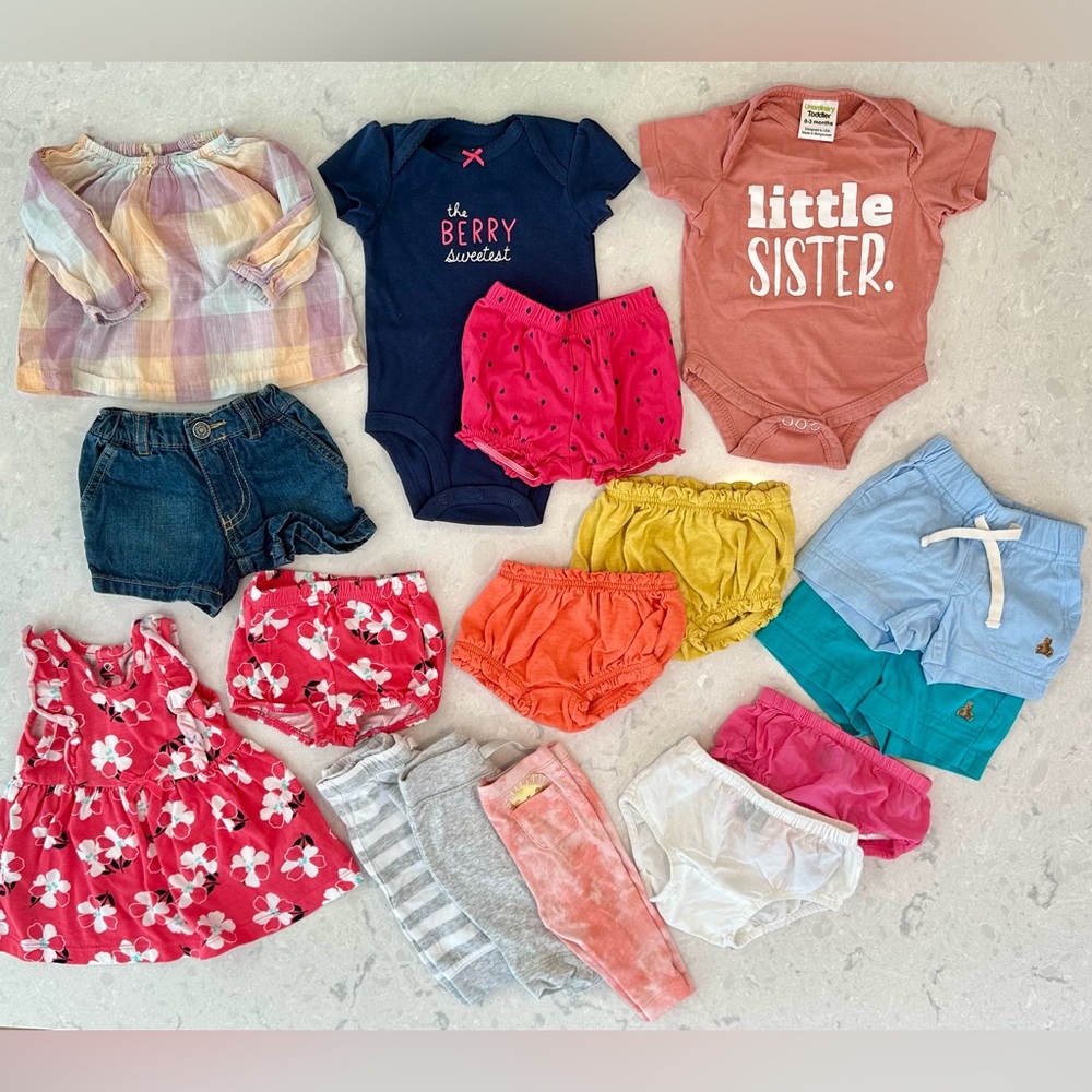 0-3mo Baby Girls Summer Bundle
